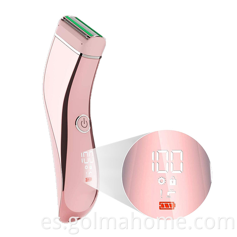 Lady epilator Razor Shaver para mujer Lady Bikini Trimmer y Razors mojado y seco 3 en 1 Recargable inalámbrico IPX7 a prueba de agua